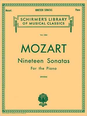 19 Sonatas - Complete de Wolfgang Amadeus Mozart