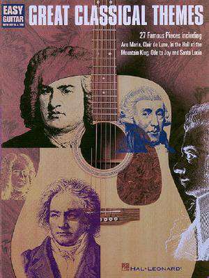 Great Classical Themes for Easy Guitar de Hal Leonard Corp