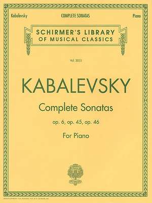 Dmitri Kabalevsky - Complete Sonatas for Piano de Dmitri Kabalevsky