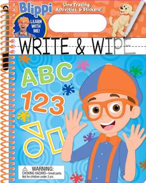 Blippi: Write and Wipe de Editors of Studio Fun International