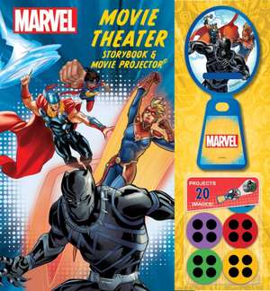 Marvel: Black Panther, Thor, and Captain Marvel Movie Theater Storybook & Movie Projector de Grace Baranowski