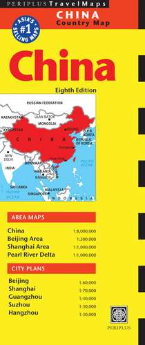 China Travel Map Eighth Edition de Periplus Editors