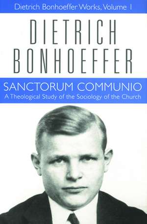 Sanctorum Communio de Dietrich Bonhoeffer