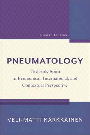 Pneumatology – The Holy Spirit in Ecumenical, International, and Contextual Perspective de Veli–matti Kärkkäinen