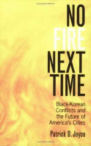 No Fire Next Time – Black–Korean Conflicts and the Future of America`s Cities de Patrick D. Joyce