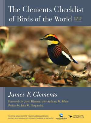 The Clements Checklist of Birds of the World de James F. Clements