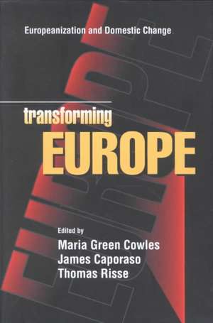 Transforming Europe – Europeanization and Domestic Change de Maria Green Cowles