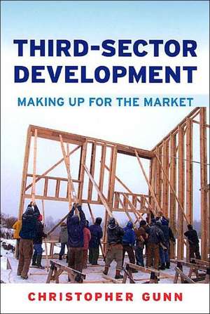 Third–Sector Development – Making Up for the Market de Christopher Gunn