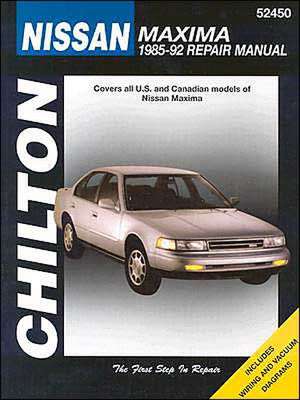 Nissan Maxima, 1985-92 Maxima de Chilton Automotive Books