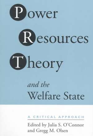 Power Resource Theory & the We: The Young Politician. the Old Chieftain de Julia S. O'Connor