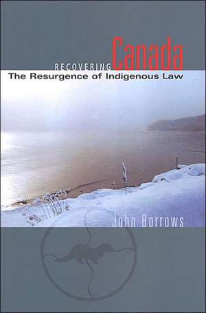 Recovering Canada de John Borrows