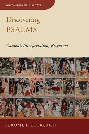 Discovering Psalms de Jerome F D Creach