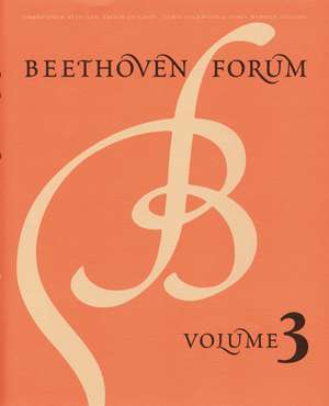 Beethoven Forum, Volume 3 de Beethoven Forum