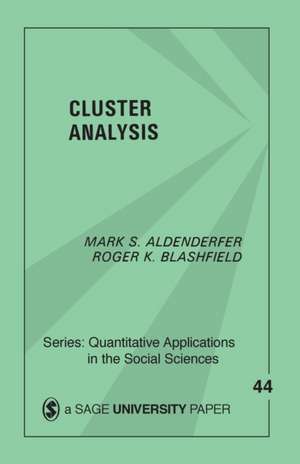 Cluster Analysis de Mark S. Aldenderfer