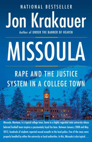 Missoula de Jon Krakauer