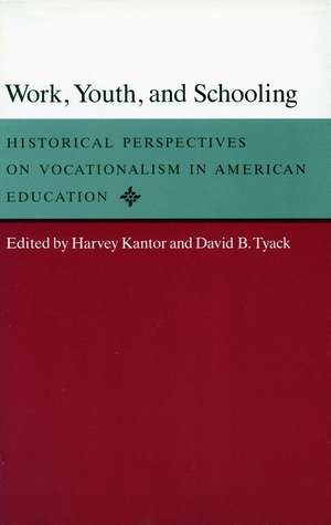 Work, Youth, and Schooling: Historical Perspectives on Vocationalism in American Education de Harvey Kantor