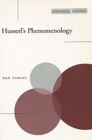 Husserl’s Phenomenology de Dan Zahavi