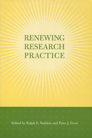 Renewing Research Practice de Ralph Stablein