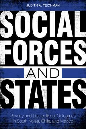 Social Forces and States: Poverty and Distributional Outcomes in South Korea, Chile, and Mexico de Judith Teichman