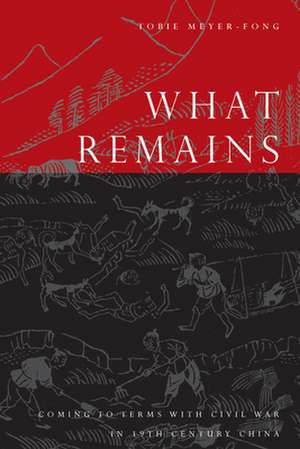 What Remains: Coming to Terms with Civil War in 19th Century China de Tobie Meyer-Fong