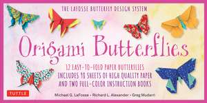 Origami Butterflies Kit: The LaFosse Butterfly Design System - Kit Includes 2 Origami Books, 12 Projects, 98 Origami Papers: Great for Both Kids and Adults de Michael G. LaFosse