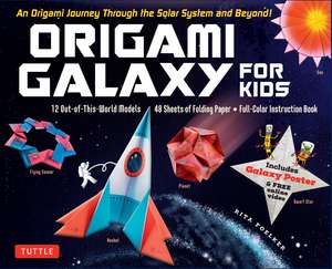 Origami Galaxy for Kids Kit: An Origami Journey through the Solar System and Beyond! [Includes an Instruction Book, Poster, 48 Sheets of Origami Paper and Online Video Tutorials] de Rita Foelker