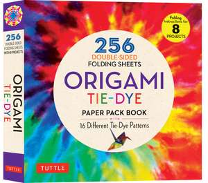 Origami Tie-Dye Patterns Paper Pack Book: 256 Double-Sided Folding Sheets (Includes Instructions for 8 Models) de Tuttle Studio