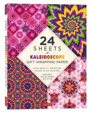 Kaleidoscope Gift Wrapping Paper - 24 sheets: 18 x 24" (45 x 61 cm) Wrapping Paper de Tuttle Studio