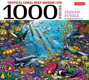 Tropical Coral Reef Marine Life - 1000 Piece Jigsaw Puzzle: Finished Size 29 in X 20 inch (74 x 51 cm) de Hue Huynh