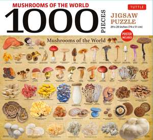 Mushrooms of the World - 1000 Piece Jigsaw Puzzle: for Adults and Families - Finished Puzzle Size 29 x 20 inch (74 x 51 cm); A3 Sized Poster de Tuttle Studio