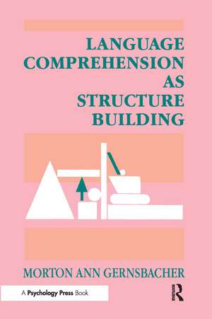 Language Comprehension As Structure Building de Morton Ann Gernsbacher