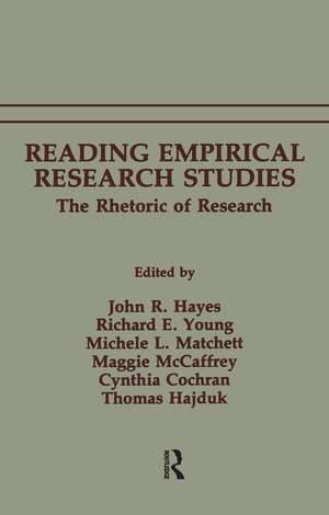 Reading Empirical Research Studies de Jr Hayes