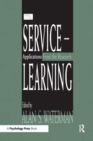 Service-learning: Applications From the Research de Alan S. Waterman