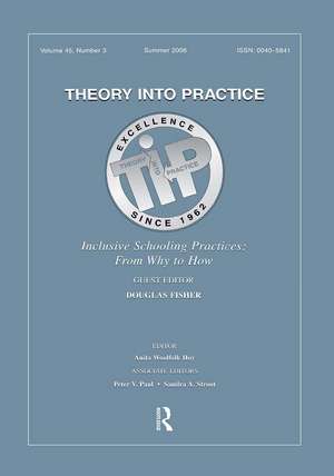 Inclusive Schooling Practices Tip V 45#3: FROM WHY TO HOW de Douglas Fisher