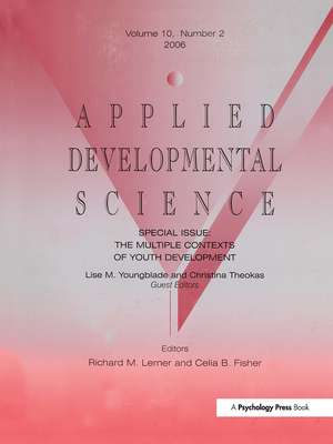 The Multiple Contexts Of Youth Development Ads V10#2 de Richard M. Lerner