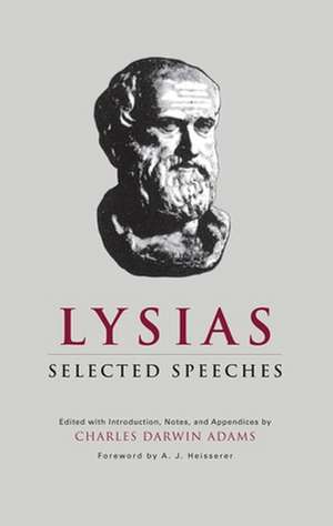 Lysias: Selected Speeches de Lysias