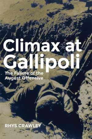 Climax at Gallipoli: The Failure of the August Offensive de Rhys Crawley