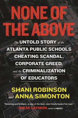 None of the Above de Shani Robinson