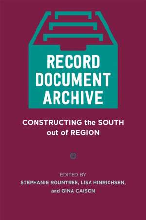 Record, Document, Archive de Gina Caison