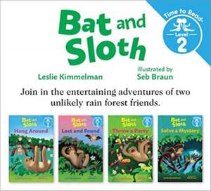 Bat and Sloth Set #1 (Bat and Sloth: Time to Read, Level 2) de Leslie Kimmelman