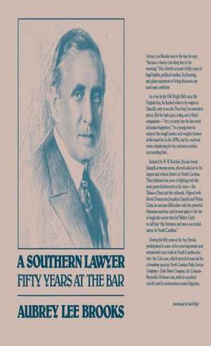 A Southern Lawyer: Fifty Years at the Bar de Aubrey Lee Brooks