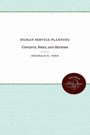 Human Service Planning de Reginald O. York