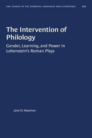 The Intervention of Philology de Jane O Newman