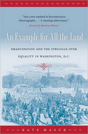 An Example for All the Land: Emancipation and the Struggle Over Equality in Washington, D.C. de Kate Masur