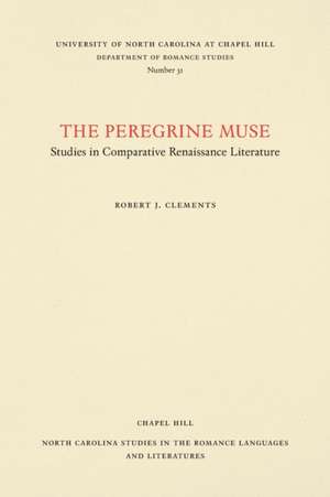 The Peregrine Muse de Robert J. Clements