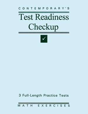 Math Exercises: Test Readiness Checkup - 10 Pack de McGraw-Hill