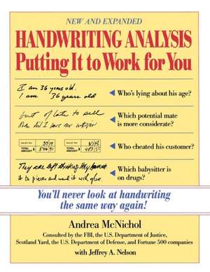 Handwriting Analysis de Andrea McNichol