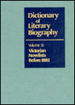 Dictionary of Literary Biography: Vol. 21 Victorian Novelists Before 1885 de Ira Nadel