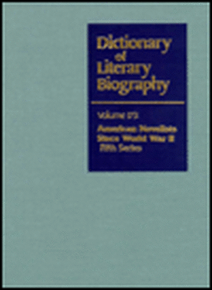 Dictionary of Literary Biography: American Novelists Since World War II 1945-1965 de Gale Group