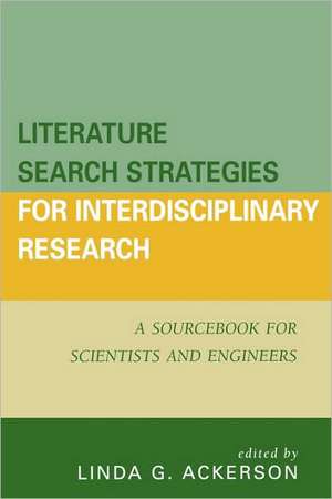 Literature Search Strategies for Interdisciplinary Research